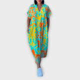 Elena - Vestido de Flores Elegante