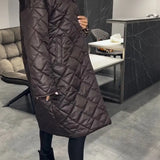 Kendall | Casaco de Inverno elegante e que realça a figura – Quente sem volume, com forro de Leopardo