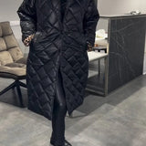 Kendall | Casaco de Inverno elegante e que realça a figura – Quente sem volume, com forro de Leopardo