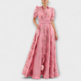 Anabella - Vestido com mangas curtas bufantes