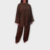 Ingrid - Conjunto em Tamanho Grande - Estilo Canellado