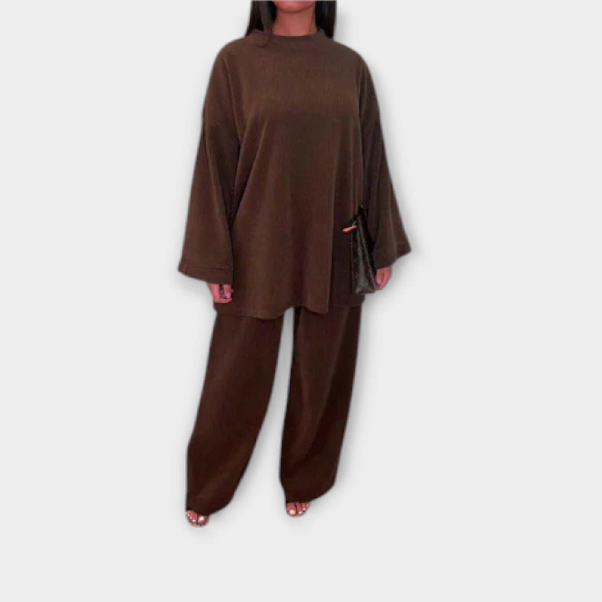 Ingrid - Conjunto em Tamanho Grande - Estilo Canellado
