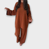 Ingrid - Conjunto em Tamanho Grande - Estilo Canellado