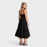 Kiana - Vestido Midi de Corpete