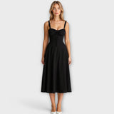 Kiana - Vestido Midi de Corpete