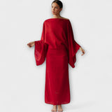 Dana - Vestido Kimono em Linho e Algodão