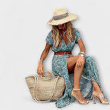 Sybella - Vestido Maxi Boho Leve