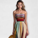 Flora - Vestido longo em tecido premium