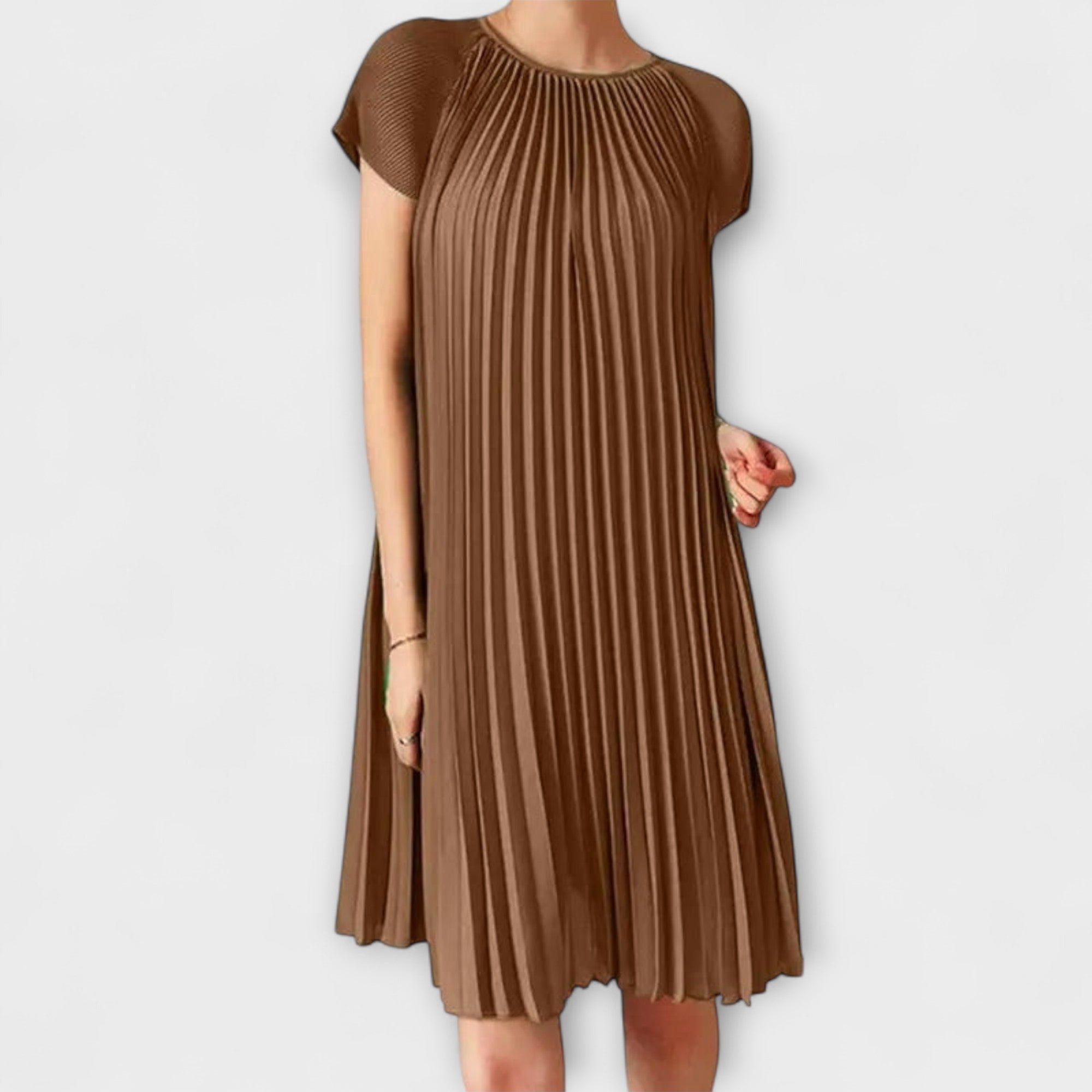 Vestido Plissado Elegante