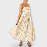 Svea - Maxi-Vestido em Bare Bloom