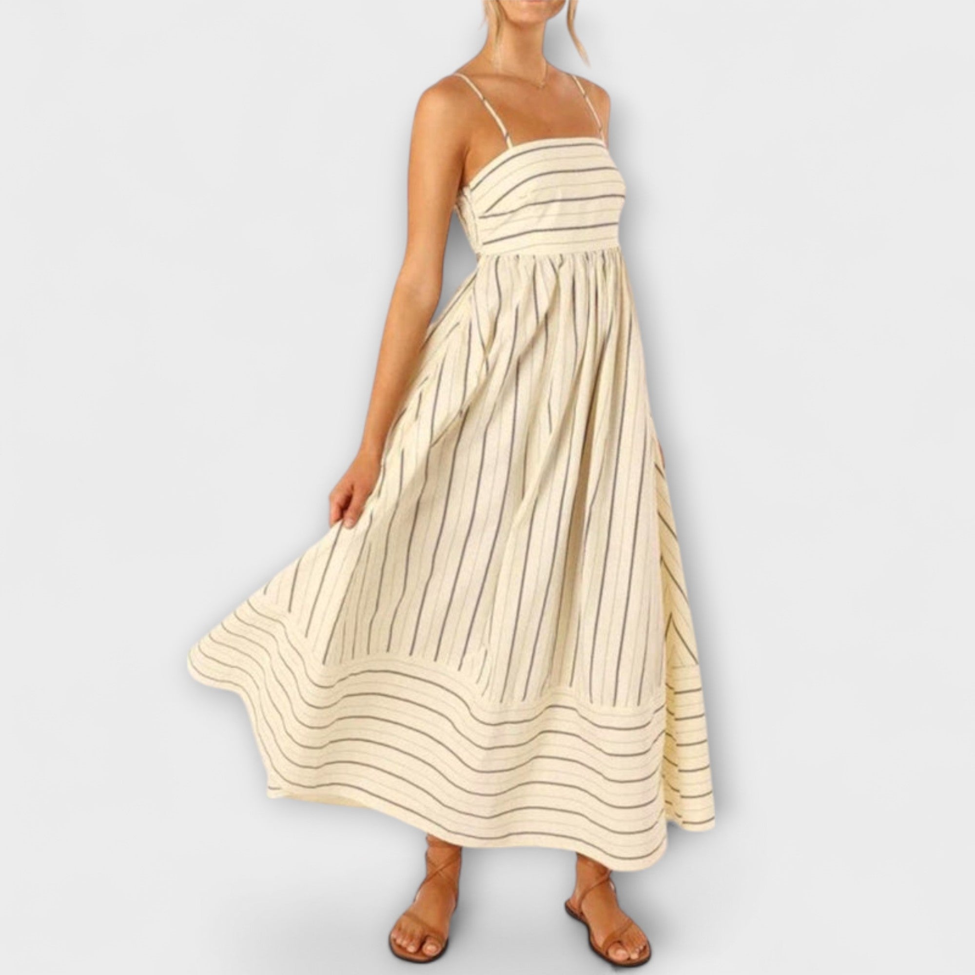 Svea - Maxi-Vestido em Bare Bloom