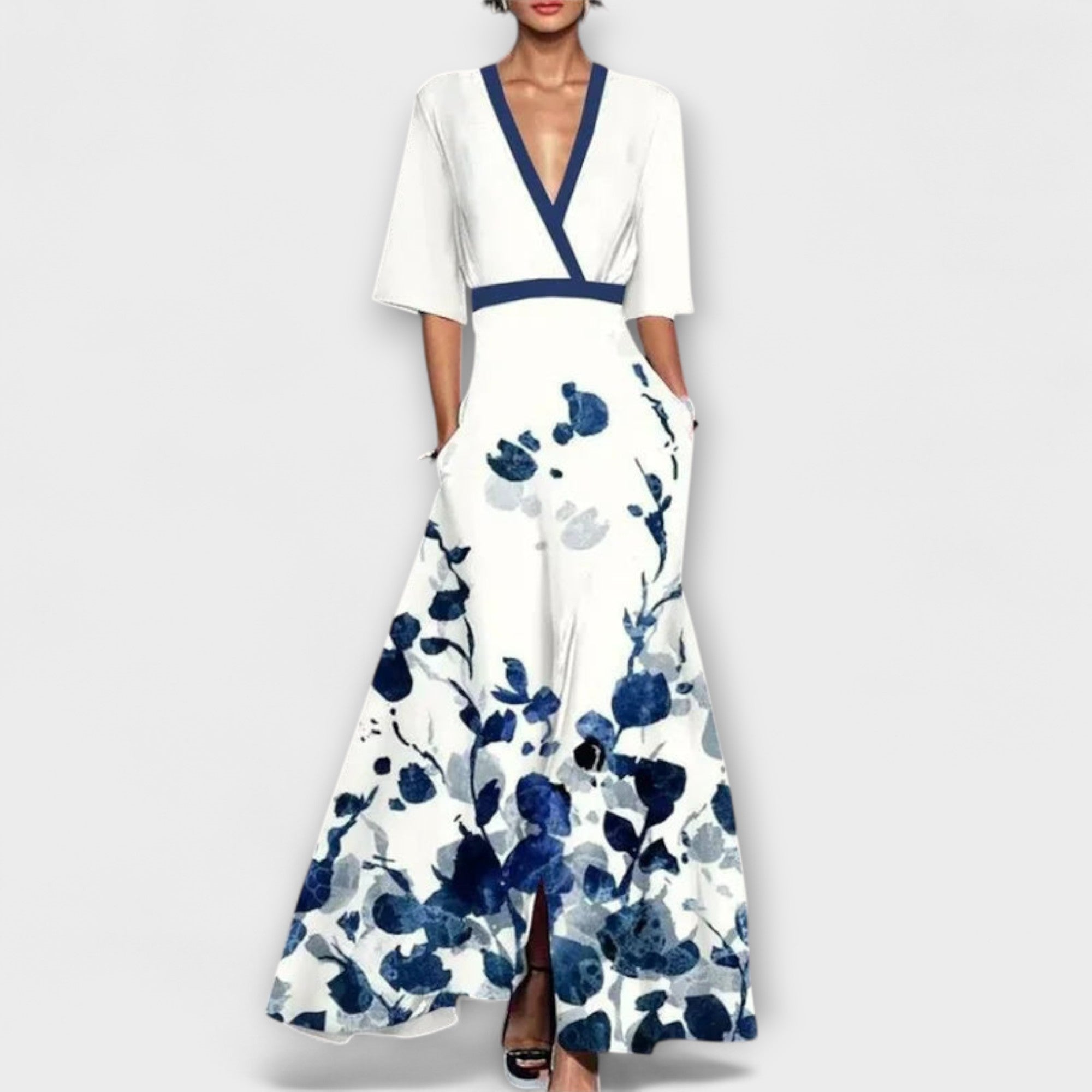 Alma - Vestido Feminino com Design Elegante de Mangas
