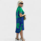 Naomi – Vestido com Padrão de Flores